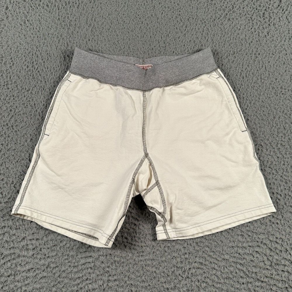 Men's Athletic Shorts in Cream and Gray